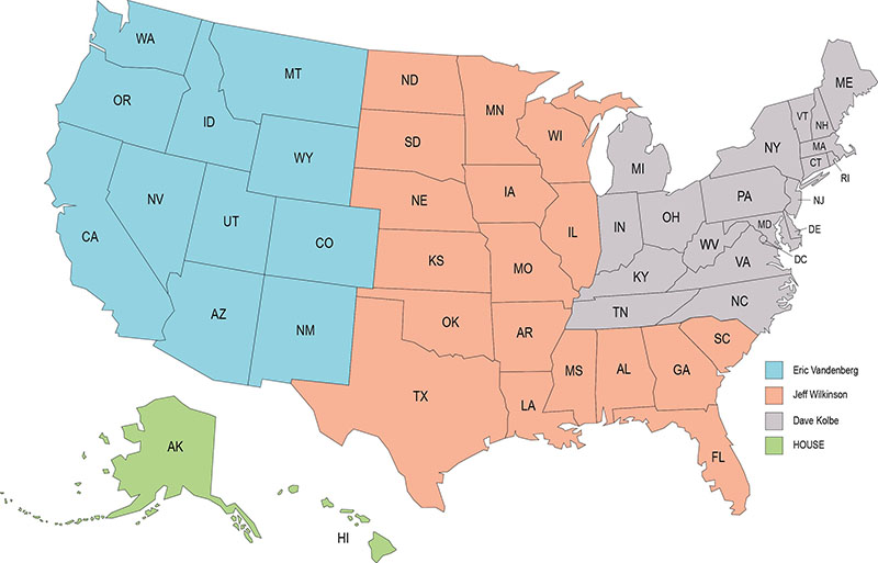 Sales Territory Map